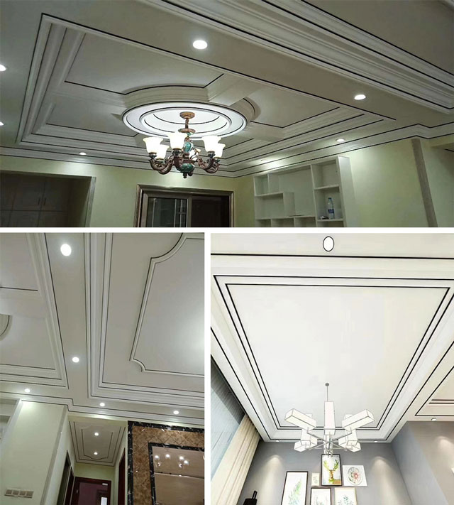 石膏線、吊頂配美邊線，好看不止一點(diǎn)點(diǎn)